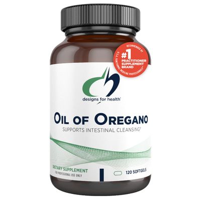 Designs for Health Oil of Oregano Softgels - Oregano Oil Supplement with Highly Concentrated Carvacrol - Supports Intestinal Cleansing - Small Pills 120 Softgels