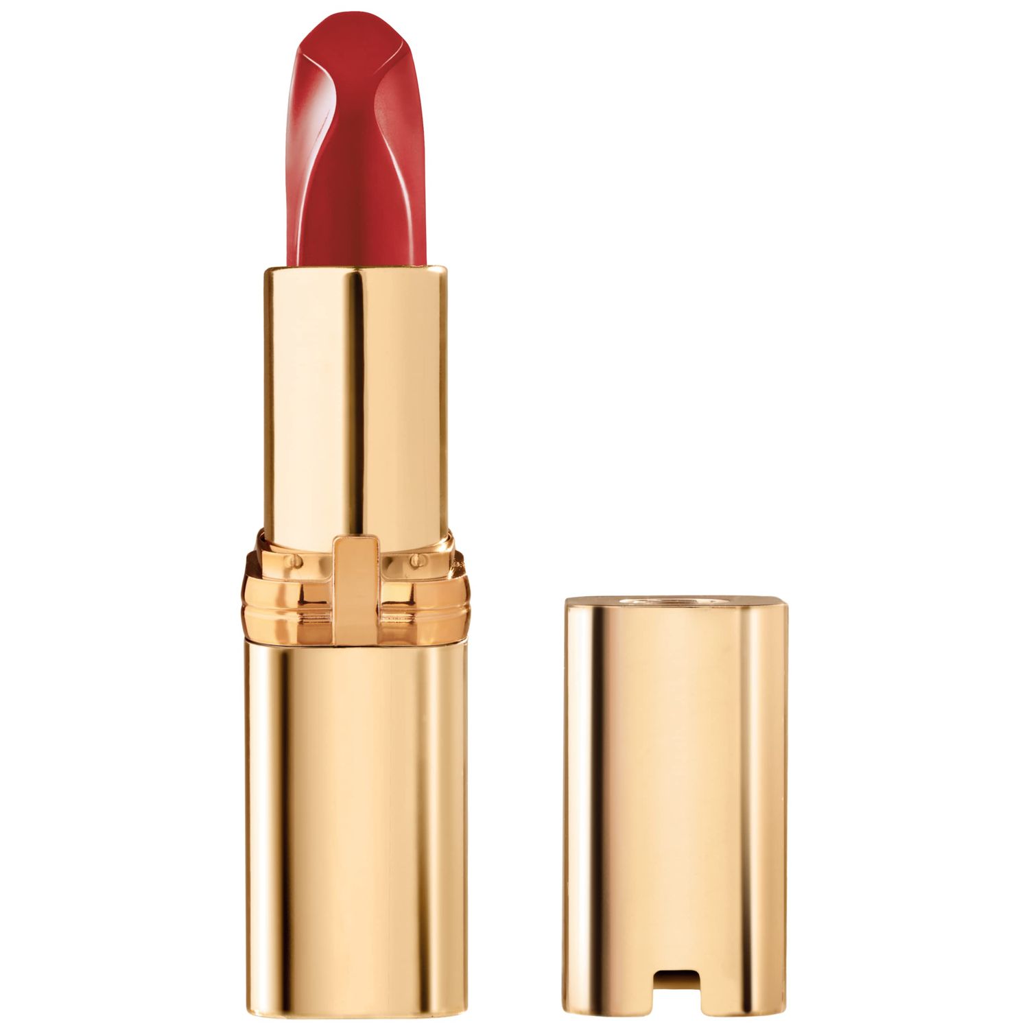 L&#39;Oreal Paris Colour Riche Red Lipstick, Long Lasting, Satin Finish Smudge Proof Lipstick with Hydrating Argan Oil &amp; Vitamin E, Reds of Worth, Prosperous Red, 0.13 Oz