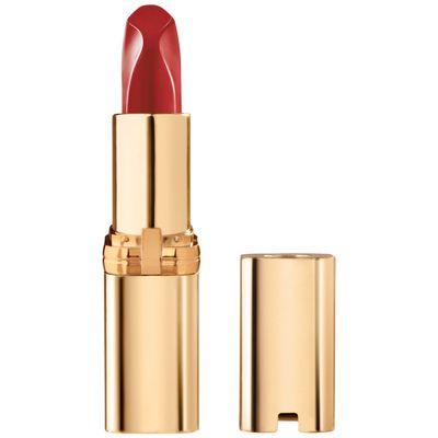 L&#39;Oreal Paris Colour Riche Red Lipstick, Long Lasting, Satin Finish Smudge Proof Lipstick with Hydrating Argan Oil &amp; Vitamin E, Reds of Worth, Prosperous Red, 0.13 Oz
