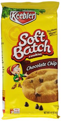 Keebler Soft Batch Chocolate Chip Cookies pack of 6