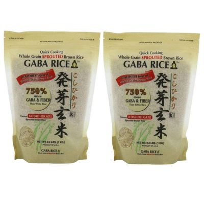 GABA - Sprouted Brown Rice 2.2LB 2 Packs in Sprout Talk&#39;s Package