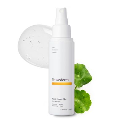 TROXEDERM Repair Essence Mist - Hydrating Face Mist for Redness &amp; Blemish-Free, Glowing Skin - With Centella asiatica Cica Extract, Niacinamide &amp; Adenosine - Moisturizing &amp; Cooling Face Spray