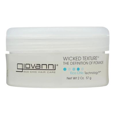 GIOVANNI Wicked Texture The Definition Of Pomade - Helps Shape Hair &amp; Smooth Texture, Water Based Pomade that Washes Out Easily, Vegan, Paraben Free, Color Safe - 2 oz Pack of 3