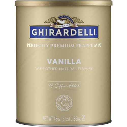 Ghirardelli Chocolate Company Vanilla Frappe Mix, 3 lb