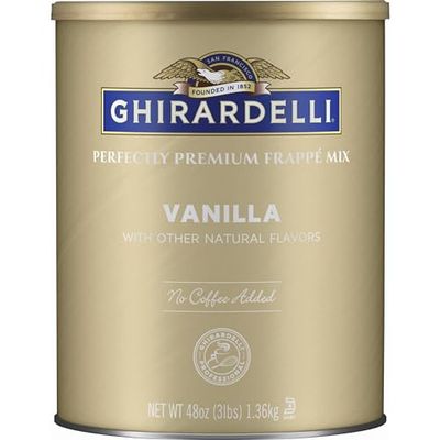Ghirardelli Chocolate Company Vanilla Frappe Mix, 3 lb