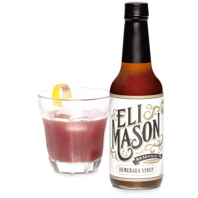 Eli Mason Demerara Cocktail Mixer - All-natural Syrup - Real Cane Sugar &amp; Proprietary Blend of Bitters - USA, Small Batch - 10 Ounces