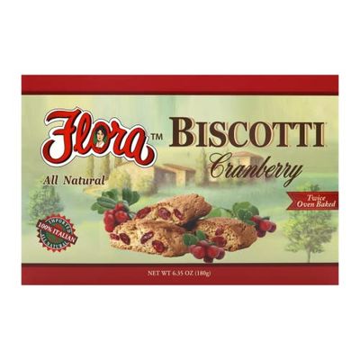 Flora Biscotti Cookies Cranberry