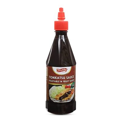 Shirakiku Tonkatsu Sauce - Japanese Vegetable and Fruit Sauce, Gluten Free Ideal for deep-fried foods like Pork Cutlets, Chicken Katsu and More 18oz