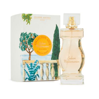 Jeanne Arthes - French Way of Life, Collection Azur, Balcon Mediterraneen Eau De Parfum, Spray Perfume for Women, Fruity Floral Scent, Notes of Lemon, Mint, Made in France, 3.3 fl.oz