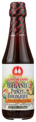 WAN JA SHAN Organic Ponzu Sauce Citrus Seasoned Soy Sauce, 10 FZ