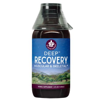 WishGarden Herbs Deep Recovery - Natural Herbal Muscle, Tissue &amp; Joint Support Supplement with Turmeric Curcumin, Addresses Root Cause of Lingering Issues &amp; Promotes Healthy Inflammatory Response, 4oz