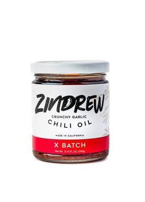 ZINDREW CHILI Crunchy Garlic Chili Oil X BATCH. Premium Spicy, Savory, Umami Gourmet All-Purpose Hot Chili Crisp Sauce OG BATCH- very mild heat and X BATCH- very spicy 8.12oz