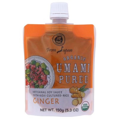 Muso From Japan - Umami Puree with Ginger, Japanese Flavor Enhancer for Cooking, USDA Certified, Made from Natural Ingredients, Bold Taste - 5.2 oz
