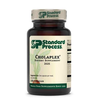 Standard Process Cholaplex - Supplement to Support Heart Health - Supports Healthy Blood Flow &amp; Vascular System - Dietary Supplement to Support Liver Function - 150 Capsules