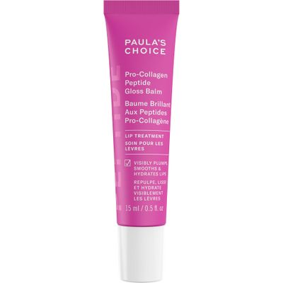 Paulas Choice Pro-Collagen Peptide Gloss Balm, Plumps, Hydrates &amp; Smooths Lips, Sheer &amp; Glossy Finish for Fuller Lips, Cruelty-Free, 0.5 Fl Oz.