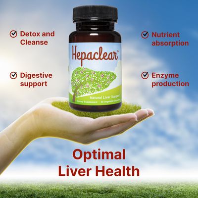Hepaclear - Natural Liver Support Supplement with Hesperidin - Non-GMO, Vegan, Gluten-Free