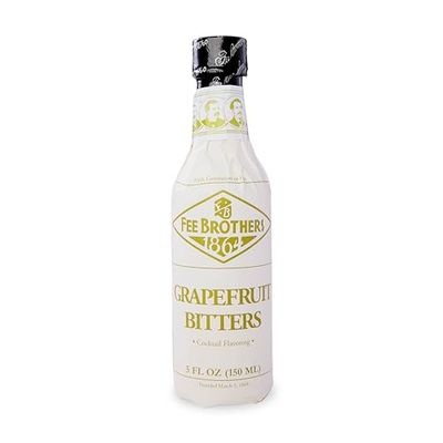 Fee Brothers Grapefruit Cocktail Bitters - Aromatic Cocktail Mixer &amp; Concentrated Flavoring, Gluten Free, Vegan-Friendly, 5 fl oz