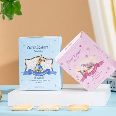 Butter Cookies,StrawberryHeavy Cream Flavor Buttery Biscuits,Gourmet Gifts for HolidaysBirthdaySpecial Occasions,Snack Gift2 Flavors,2 Boxed