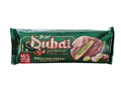 BERGEN DUBAI CHOCOLATE PISTACHIO COOKIES - A Luxurious Delight