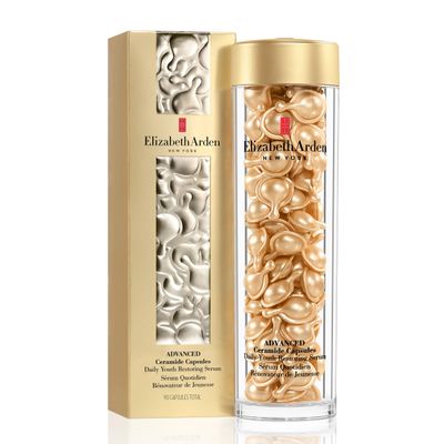 Elizabeth Arden Advanced Ceramide Face Serum Capsules, Anti-Aging Skincare, Fragrance-Free Hydrating Formula for Radiant, Firm Skin, Nourishing and Strengthening, 90 Count