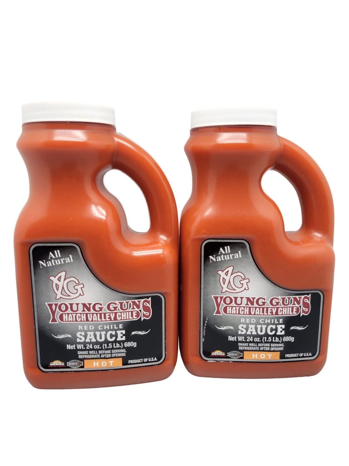 Hatch Valley Red Chile Sauce 2 Pack Bundle Hot 2-Pack