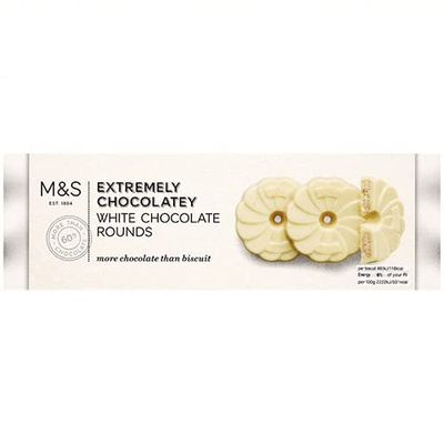 Marks and Spencer Extremely Chocolatey White Rounds 200g