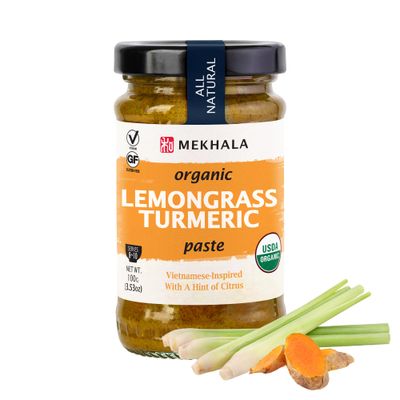 Mekhala Organic Gluten-Free Asian Cooking Paste Lemongrass Turmeric Paste