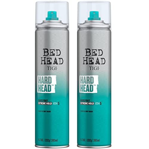 TIGI Bed Hard Head Extra Strong Hold Hair Spray, 10.6 Ounce Pack of 2