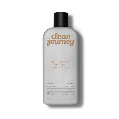 cleanjourney Body Wash, EWG Verified Shower Gel with Niacinamide and Glycerin, Clean Ingredients, Vegan, Soothing Mist, Golden Vanilla, 12 Fl Oz
