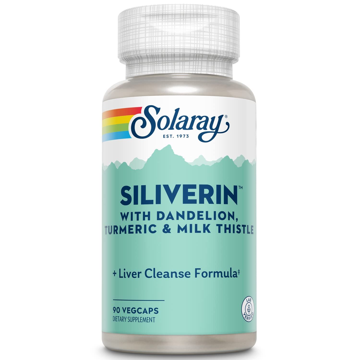 Solaray Siliverin, Veg Cap Btl-Plastic 140mg 90ct