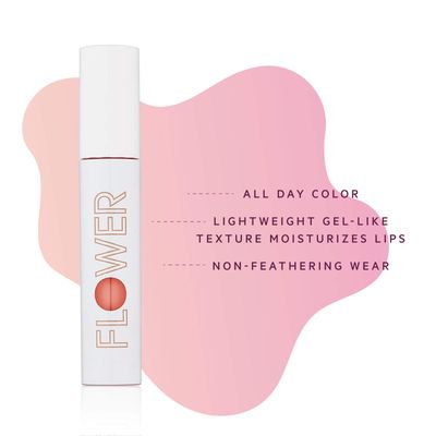 FLOWER BEAUTY By Drew Barrymore Bitten Lip Stain - Long-Lasting Color - Hydrating Water-Based Formula - Gel-Like Texture - Coy