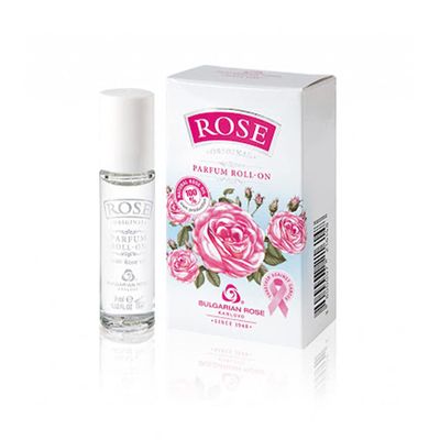 Bulgarian Rose Perfume Roll-On with Natural Rose Oil - Alcohol Free- Natural Rose Aromatic Fragrance - Unisex Rose Perfume - Perfect for Everyone - 9ml