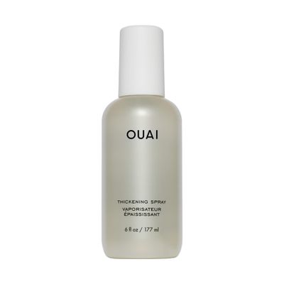 OUAI Hair Thickening Spray - Thickening &amp; Volumizing Spray for Instantly Thicker, Fuller-Looking Hair - Protects, Strengthens &amp; Repairs with Amaranth Peptide &amp; Amino Acids 6 Fl Oz