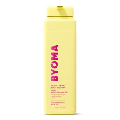 BYOMA Brightening Body Lotion - For Dull, Dehydrated Skin - Creamy Body Moisturizer with Niacinamide &amp; Azelaic Acid - Brightens &amp; Evens Skin Tone - Skin Barrier Repair - 13.52 fl oz
