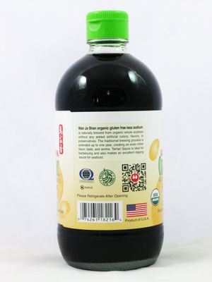 Wan Ja Shan: Organic Gluten Free Less Sodium Tamari 1 X 15 Fl Oz