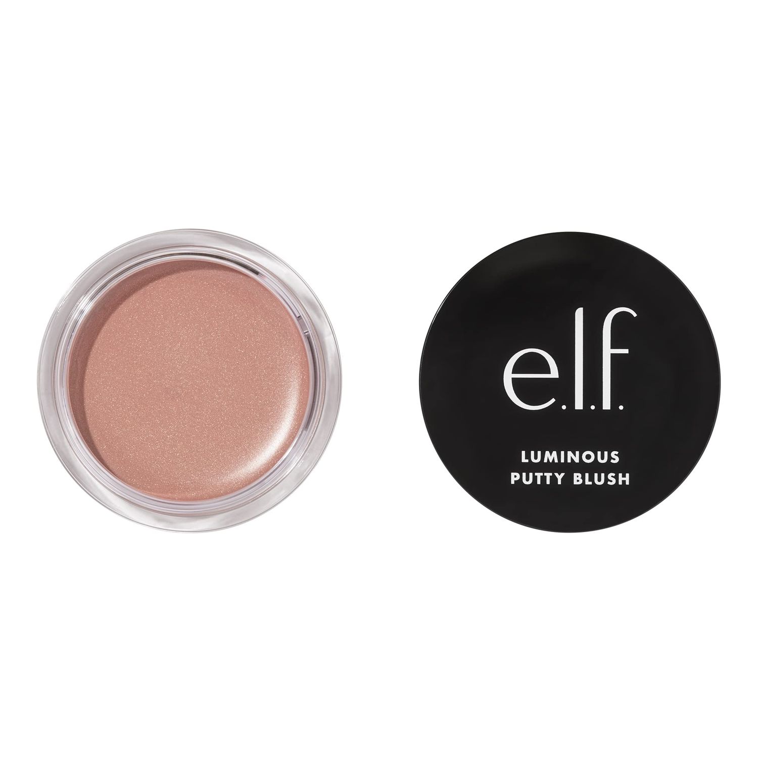 e.l.f. Luminous Putty Blush, Putty-to-Powder, Buildable Blush With A Subtle Shimmer Finish, Highly Pigmented &amp; Creamy, Vegan &amp; Cruelty-Free, Maui