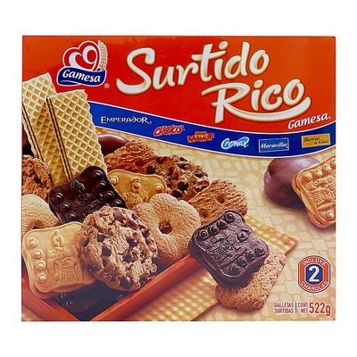 Gamesa Cookies Surtido Rico, Assorted, Galletas 18.4 ouces