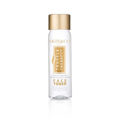 SKIN&amp;CO Truffle Therapy Essential Face Toner with Niacinamide &amp; AHA, Pore Minimizing for Oily, Dry &amp; Sensitive Skin Types, Blemish Solution, Alcohol-Free Moisturizing Formula - 1 FL OZ