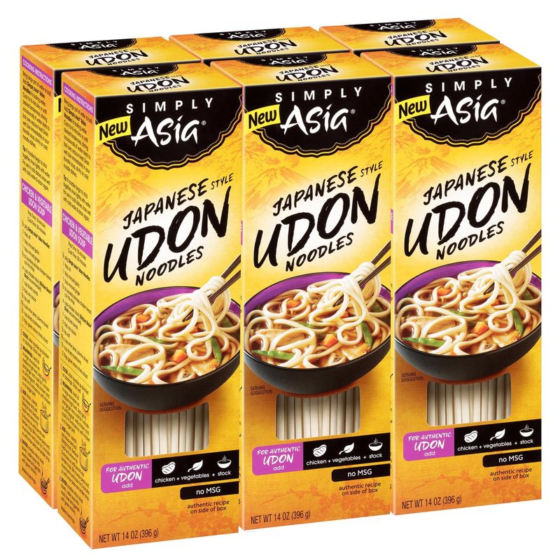 Simply Asia Japanese Style Udon Noodles, 14 oz Pack of 6