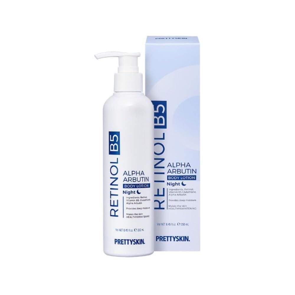 PRETTYSKIN Deep moisture Korean Body Lotion with Retinol, Vitamin B5-8.45fl.oz.250ml Retinol B5