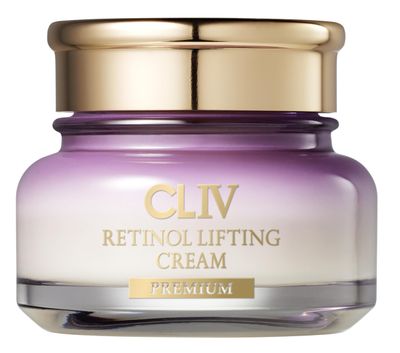 CLIV Retinol Lifting Cream Face Refreshing Moisturizer 73 Collagen Soltuion Facial Cream Firming &amp; Deep Moisturizing For Tired, Sagging Skin, All Skin 1.69 fl oz, 50ml