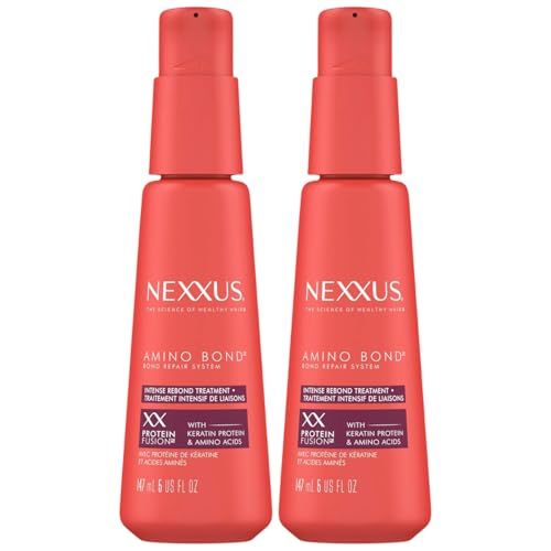 Nexxus Intense Bonding Treatment Amino Bond for Stronger, More Damage-Resistant Hair, with Amino Acids &amp; Keratin Protein, 5 oz Pack of 2