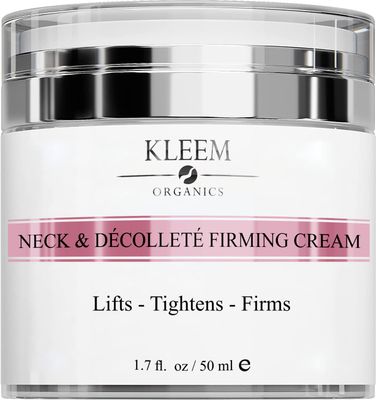 Neck Firming Cream with Peptides &amp; Retinol - Anti Aging Skin Tightening Cream to Reduce Wrinkles, Neck Lines, Age Spots &amp; Sagging Skin - Natural Firming Neck Cream for Smooth &amp; Youthful Skin - 1.7 oz