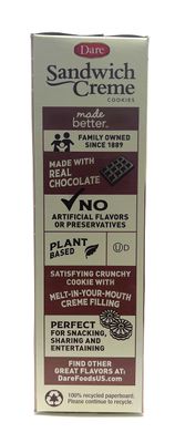 Dare Cookies, Chocolate Cream, 10.2 oz