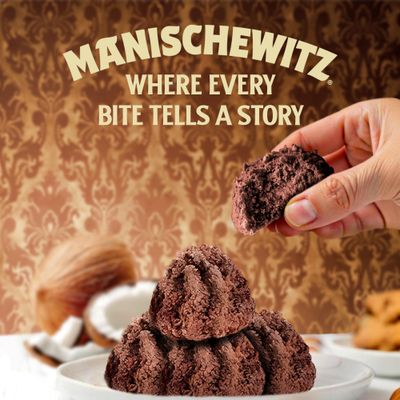 Manischewitz Red Velvet Coconut Macaroons, 10 Ounce Resealable Bag, Certified Gluten Free, Kosher for Passover