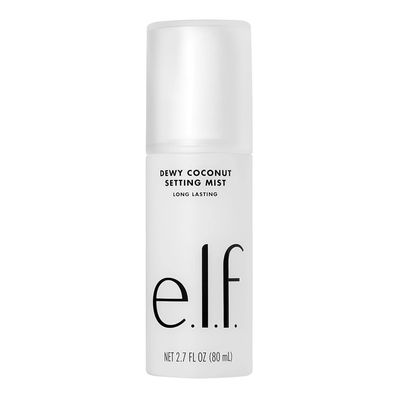 e.l.f. Dewy Coconut Setting Mist, Makeup Setting Spray For Hydrating &amp; Conditioning Skin, Infused With Green Tea, Vegan &amp; Cruelty-Free, 2.7 Fl Oz