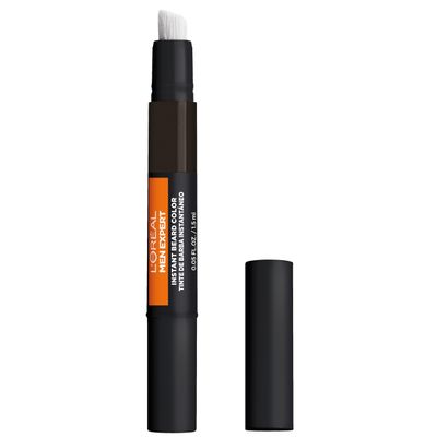 LOreal Paris Men Expert Instant Temporary Beard Color, Beard Filler for a Natural and Fuller-Looking Beard, 03 Dark Brown, 0.05 Fl Oz