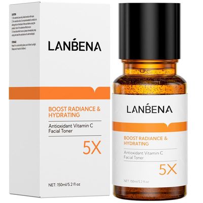 Toner for Face, LANEBNA Glow Recipe Toner, Gentle Face Toner &amp; Pore Minimizer with Vitamin C, Niacinamide for Hydrated, Supple Skin - Vegan, Alcohol Free