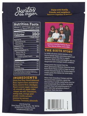 Siete Grain Free Mexican Shortbread Cookies