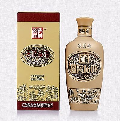 JAMMY CHAI Superior First Press Non-GMO Soy Sauce - time-honored brand since 1608, double-fermented craft brewing technique, artisan purple sand bottle - 16.9 oz 500ml